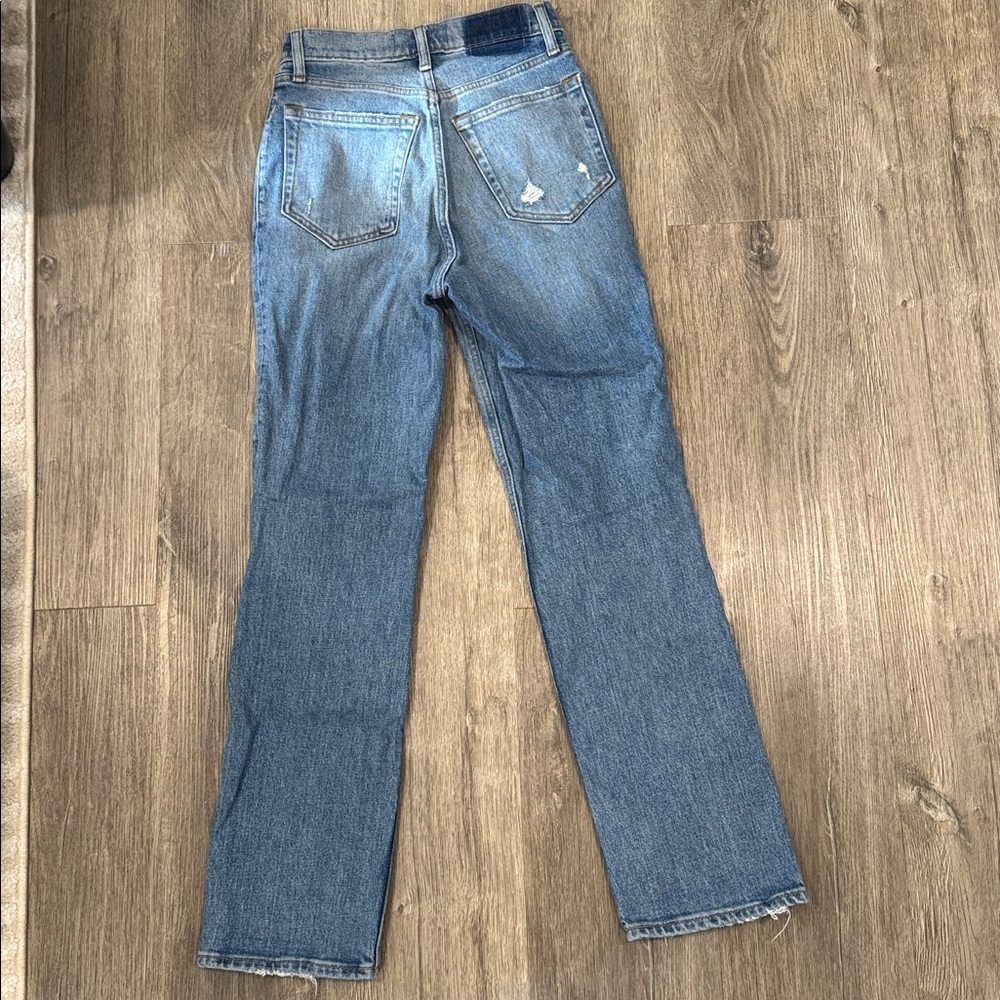 Abercrombie & Fitch Women's High Rise Jeans - Blue - Picture 4 of 5